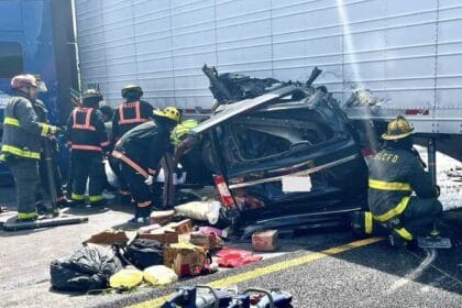 florida semi truck u turn crash